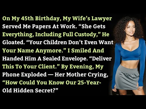 My Wife’s Lawyer Served Me Papers At Work. “She Gets Everything, Including Full Custody,” So I..