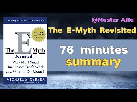 Summary of The E-Myth Revisited by Michael Gerber | 76 minutes audiobook summary |#business  #money