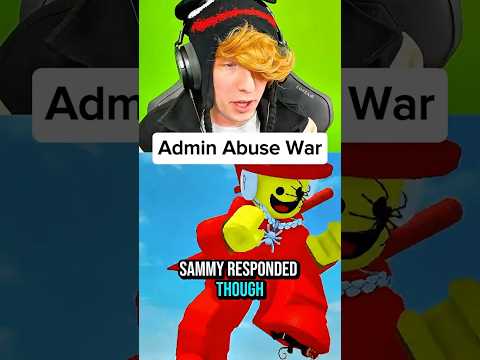 ADMIN ABUSE WAR LEAKS (JANDEL VS SAMMY) #shorts #roblox #growagarden #stealabrainrot