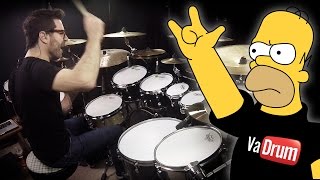 Vadrum Meets The Simpsons - 10th Anniversary! (Drum Video)