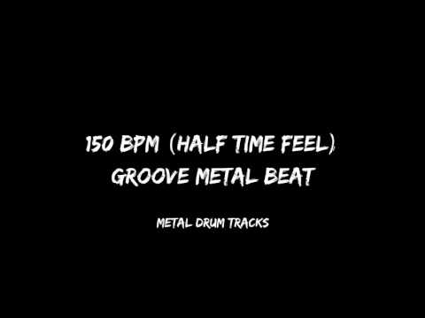 150BPM Groove Metal Drum Beat Half Time Feel - Metal Drum Tracks