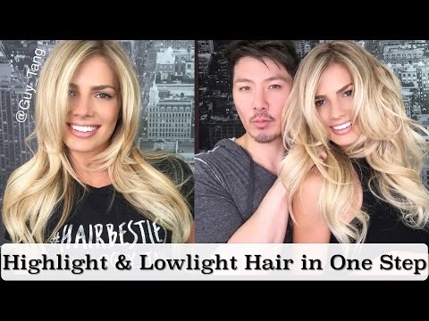 Highlight and Lowlight Blonde Hair in One Step without...