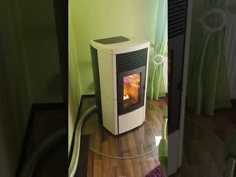 Pelletofen MZC STAR 10 kw. Wärmeverteilung  auf einer Etage.