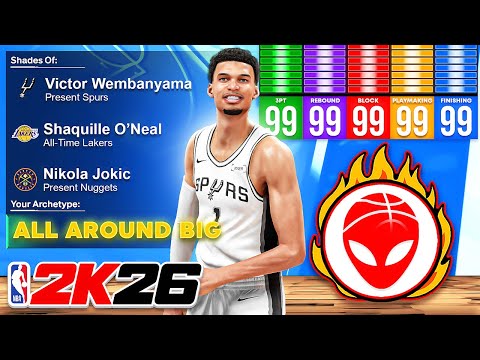 BEST CENTER BUILD in NBA 2K26! Best ALL AROUND Center Build in NBA 2K26! Best Build in NBA 2K26!