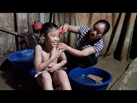 Leve o menino à escola para colher legumes para vender no mercado | Đặng Lưu