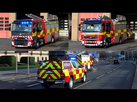 [TWO-TONES] Leeds Two Pump And Watch Manager Turnout | West Yorkshire Fire And Rescue Service