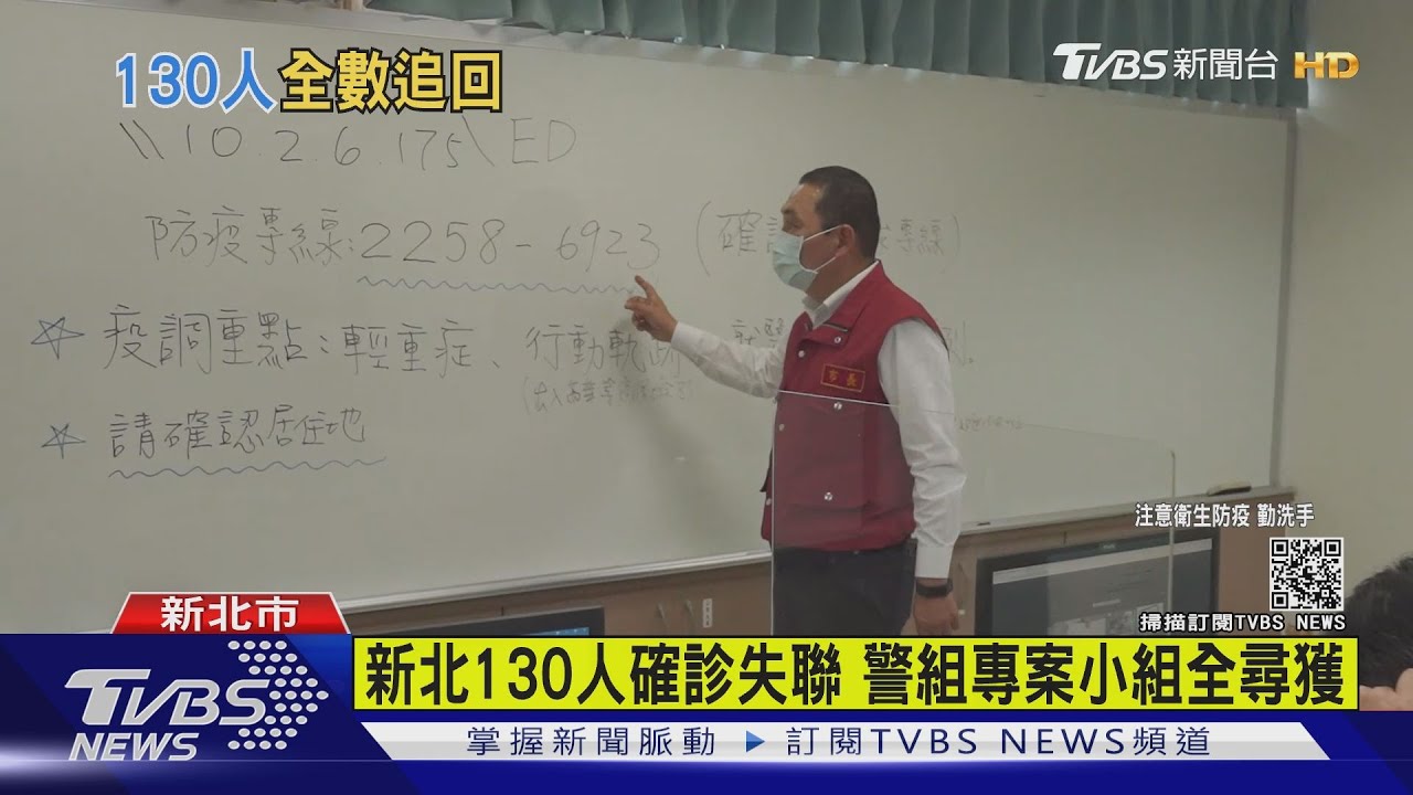再亂跑!新北130確診者失聯 警比照重大刑案追人