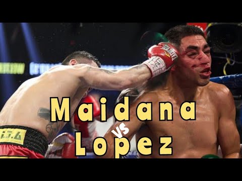 Marcos Maidana contra Josesito Lopez highlights