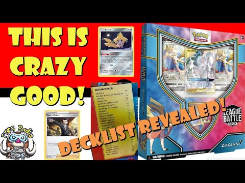 Zacian V League Battle Deck is the Best Sealed Pokémon Deck Ever! - Decklist Revealed!