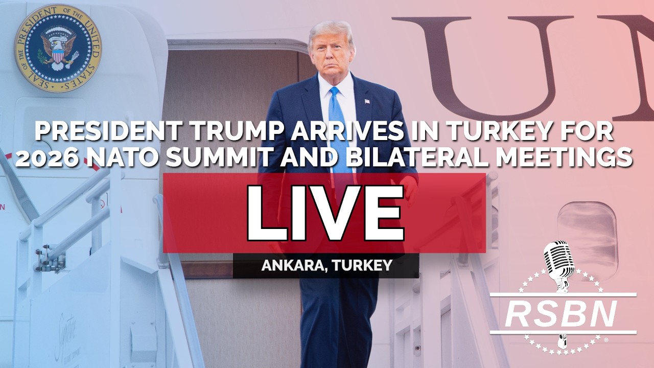 LIVE REPLAY: President Trump Arrives in Turkey for the 2026 NATO Summit – 07/07/26