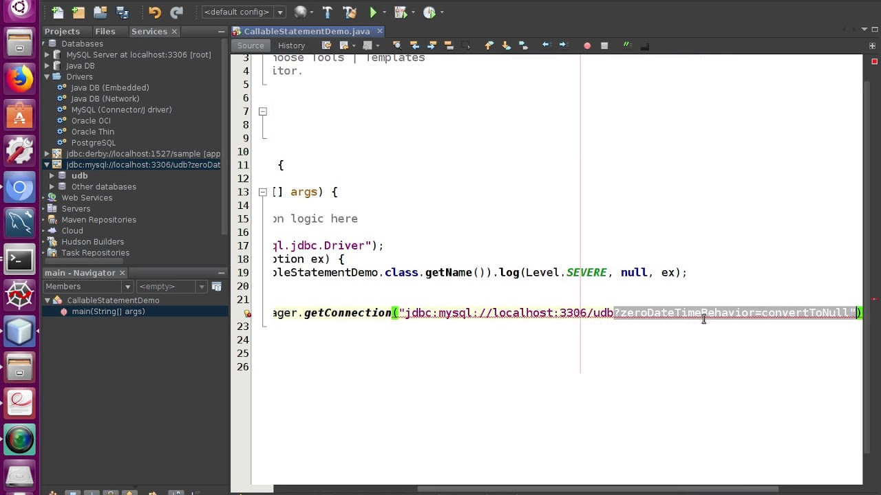 CallableStatement Demo