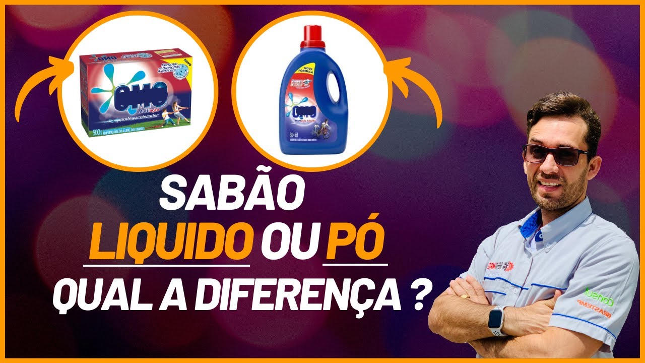 🔴SABÃO LIQUIDO OU EM PÓ QUAL A DIFERENÇA 
