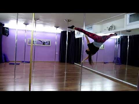 Anjelica Losk , 10 deadlifts in a row! Pole Dance