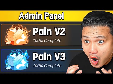 Awakening PAIN FRUIT Admin Panel In Blox Fruits!