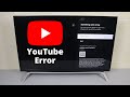YouTube Not Working On Toshiba Smart TV Something Went Wrong