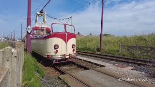 Blackpool Heritage Tram Tours. Tram Sunday 17th July 2022.