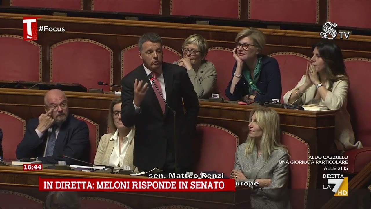 Renzi a Meloni: "La famiglia Addams al governo? Colpa sua presidente"