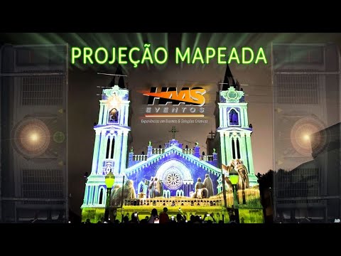 Projeção Mapeada Arquidiocese São Bento do Sul SC
