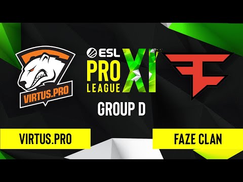CS:GO - FaZe Clan vs. Virtus.pro [Mirage] Map 2 - ESL Pro League Season 11 - Group D