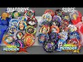 DB BEYS SPARKING BEYS All Season 5 VS All Season 6 EPIC BATTLE Beyblade Burst Quadstrike Surge