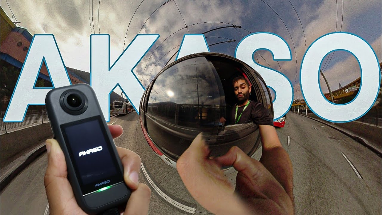 ✹a Akaso MATOU a Insta360 com essa câmera?? | AKASO 360 Câmera Review