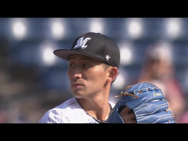 【6回表】マリーンズ・小島和哉 圧巻の3者連続三振で6回1失点の好投!! 2022年7月2日 千葉ロッテマリーンズ 対 東北楽天ゴールデンイーグルス