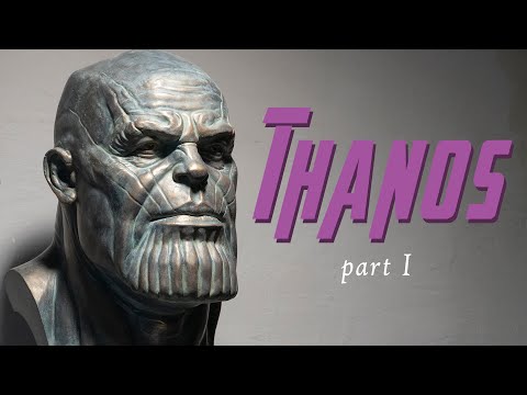 WOW!! AMAZING SKILL!!! Sculpting THANOS: part I.