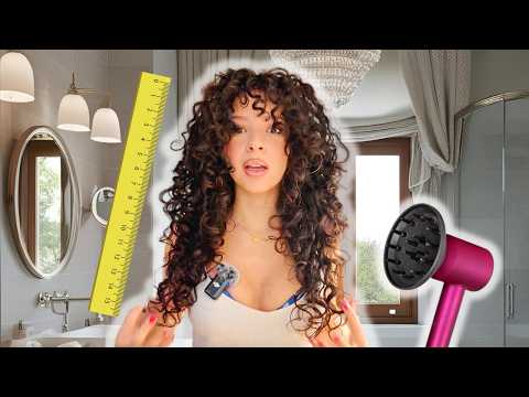 How I Dry My Curls for MAX Length & Volume – My Secret Method!
