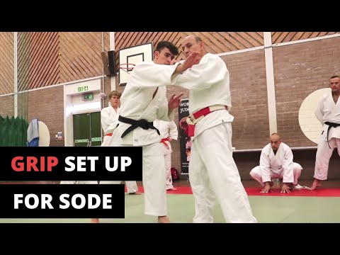 Grip setup for Sode Tsuri Komi Goshi