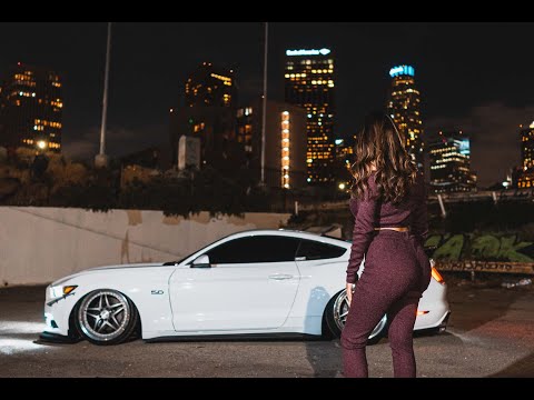 driving a bagged mustang GT through the streets of Down Town LA FT. cidnic & crowdkilluh