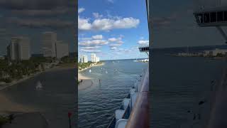 Leaving Ft. Lauderdale 11/24/24 on the Emerald Princess Cruise Ship #caribbeansea #caribbeancruise