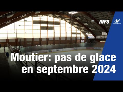 Pas de glace en septembre 2024 à Moutier