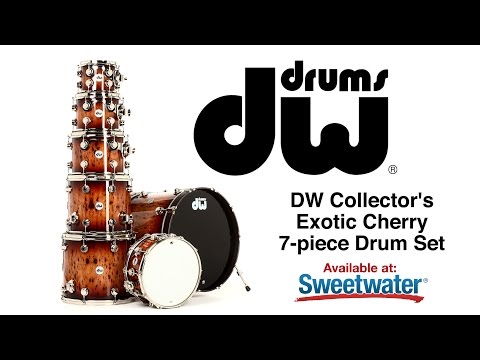 DW Collector's Exotic Cherry 7-piece Drum Set Review by Sweetwater
