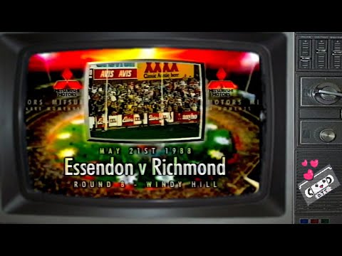 Memorable Moments Essendon v Richmond R8 1988