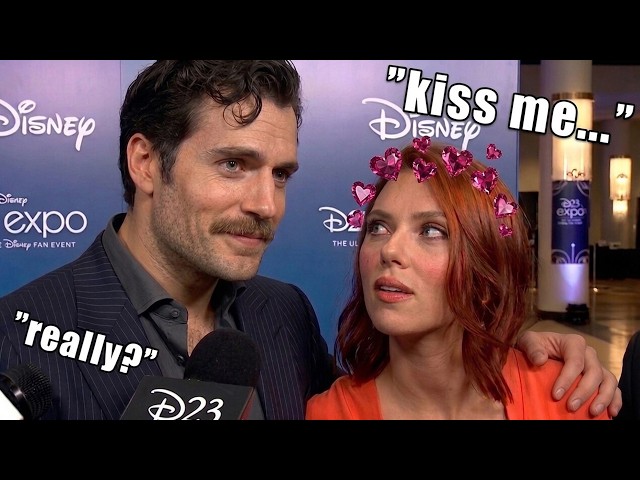 Henry Cavill makes all celebrities flirt with him (they end up falling in love with him)