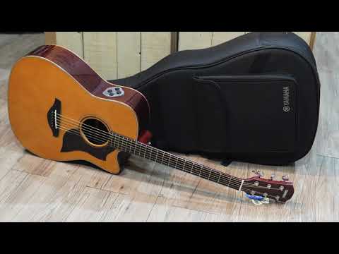 Yamaha A3R Acoustic Electric Guitar Test