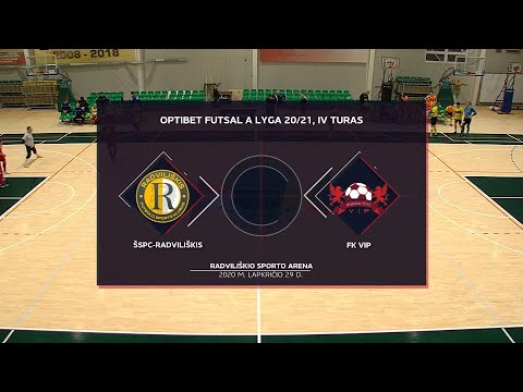 Optibet Futsal A Lyga | ŠSPC-Radviliškis - FK VIP | Rungtynių Santrauka |