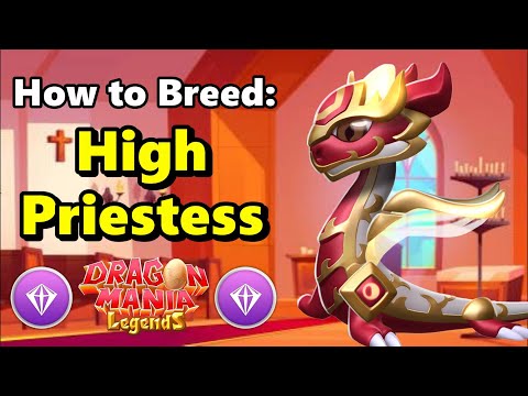 How to Breed the HIGH PRIESTESS DRAGON in DML! 3 BEST Breeding Combinations (February 2022 DotM)