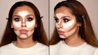 How to Contour & Highlight your face!!