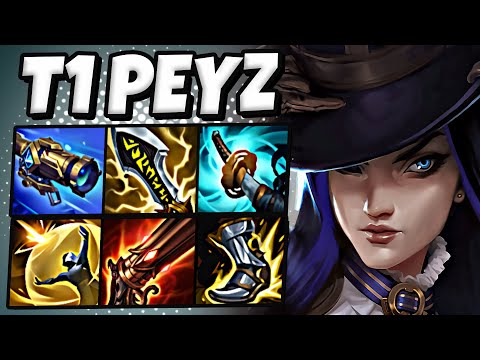 T1 Peyz Caitlyn vs Aphelios [ ADC ] Patch 26.1 Ranked Korea