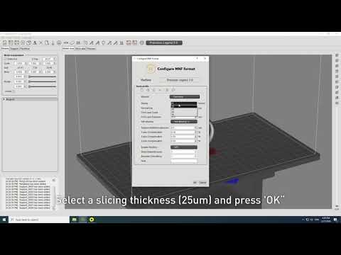 Precision Legend 2.0 - Tutorial - Create a print file