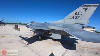 First-person view(FPV) in USAF F-16 figther jet Engine Start