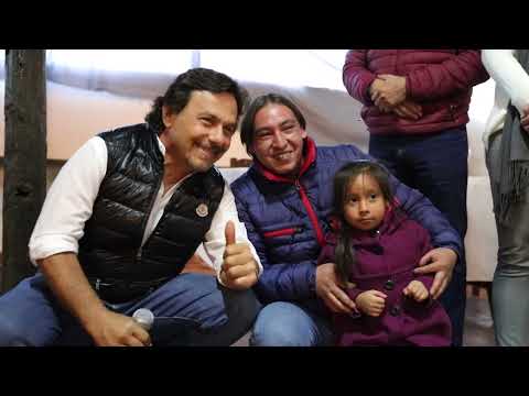 En La Caldera, Sáenz acompañó a emprendedores que participaron de un curso gratuito sobre redes sociales