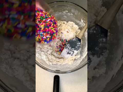 Sprinkle Cookies! #sprinkles #cookies #cookierecipe #baking