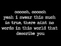 No Words by The Script (Lyrics)