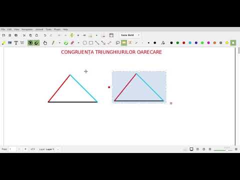 Congruenta triunghiurilor - clasa a VI-a
