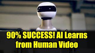 Humanoid Robots Trained on 1M Hours of Human Video Achieve 90% Task Success | AI Breakthrough
