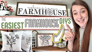 BEGINNER FRIENDLY Cricut DIYS To Refresh Your Home! | How To Make A Farmhouse Sign For Beginners