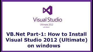 Video thumbnail for VB.Net Part-1: How to Install Visual Studio 2012 (Ultimate) on windows by Funda Coder