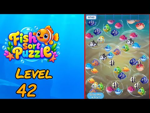 Fish Sort Puzzle Level 42 Walkthrough thumbnail